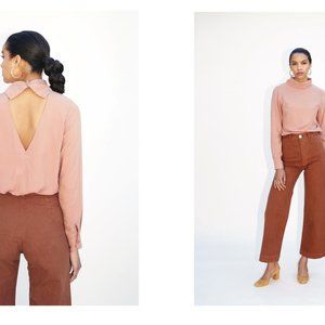 NWOT Jesse Kamm Long Sleeve Stack Top